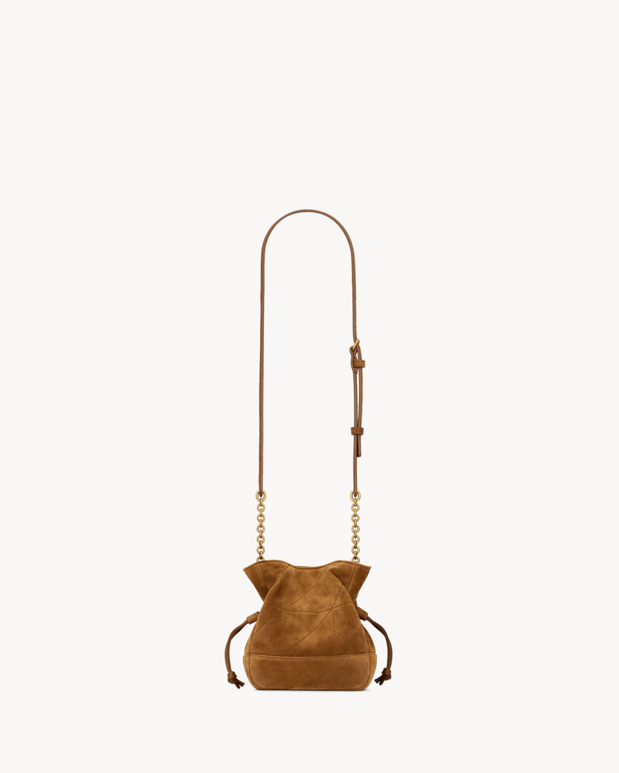 YSL JAMIE mini shoulder pouch in suede - Image 3
